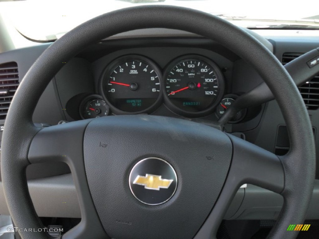 2011 Silverado 1500 Regular Cab - Summit White / Dark Titanium photo #12