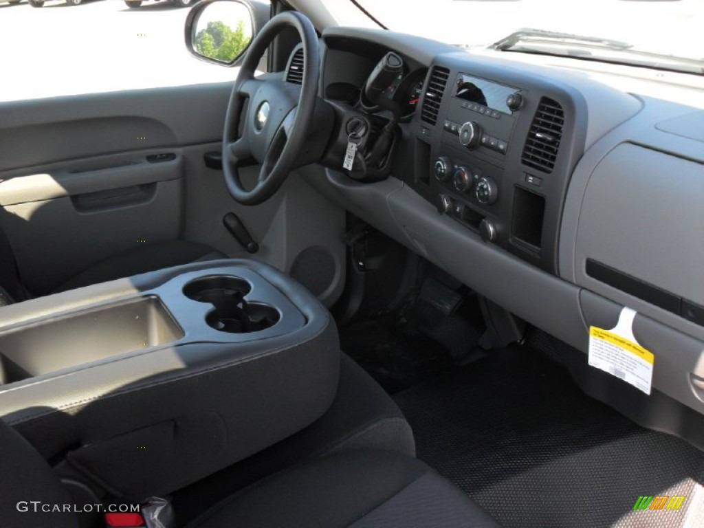 2011 Silverado 1500 Regular Cab - Summit White / Dark Titanium photo #17