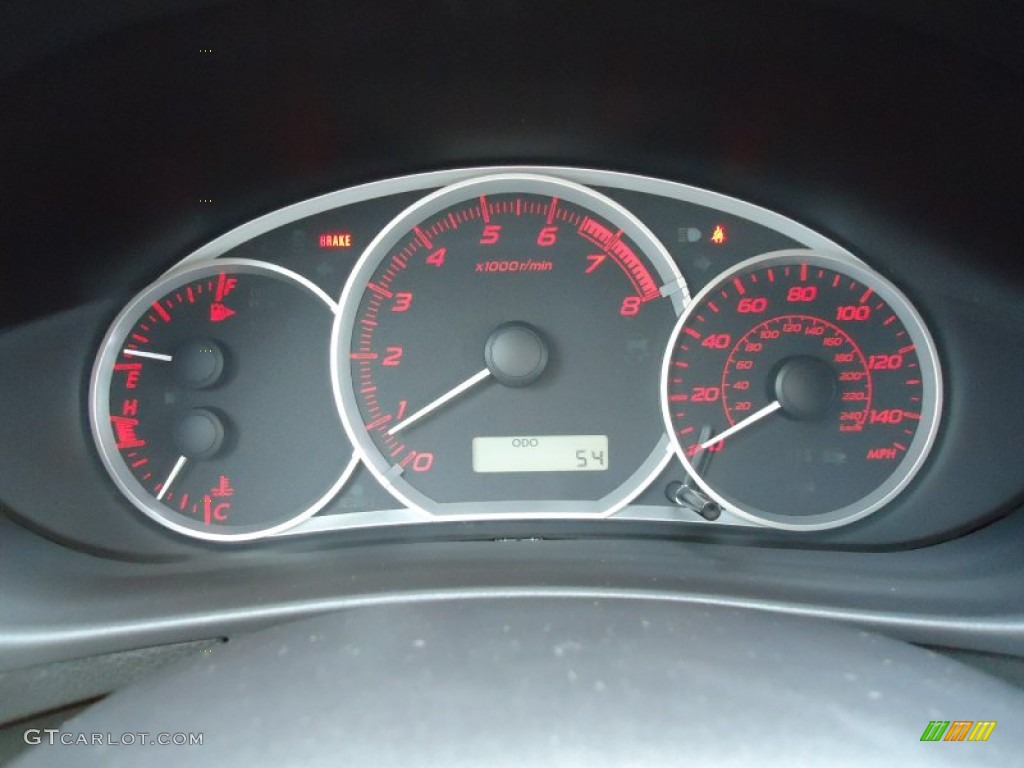 2011 Subaru Impreza WRX Wagon Gauges Photo #52374646