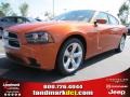 2011 Toxic Orange Pearl Dodge Charger R/T Plus  photo #1