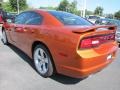 2011 Toxic Orange Pearl Dodge Charger R/T Plus  photo #2