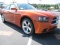 2011 Toxic Orange Pearl Dodge Charger R/T Plus  photo #4