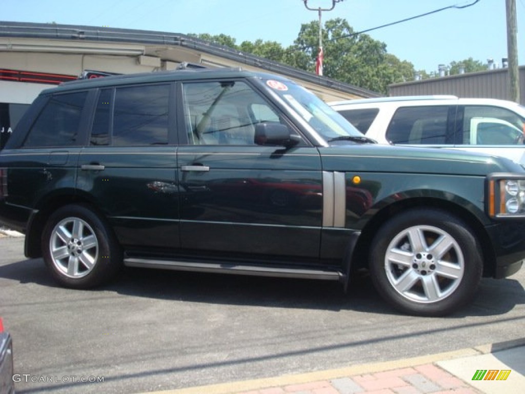 2004 Range Rover HSE - Epsom Green Metallic / Sand/Jet Black photo #4