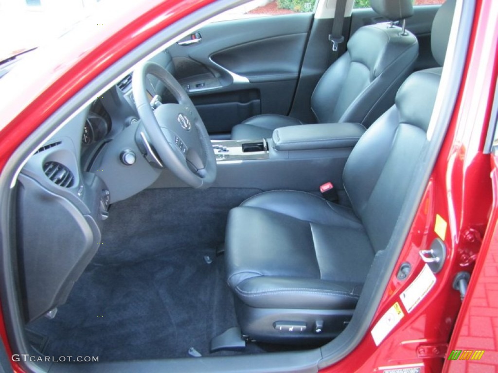 Black Interior 2010 Lexus IS 250 Photo #52376050