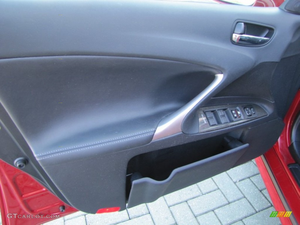 2010 Lexus IS 250 Black Door Panel Photo #52376065