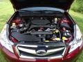 2.5 Liter SOHC 16-Valve VVT Flat 4 Cylinder 2011 Subaru Legacy 2.5i Limited Engine