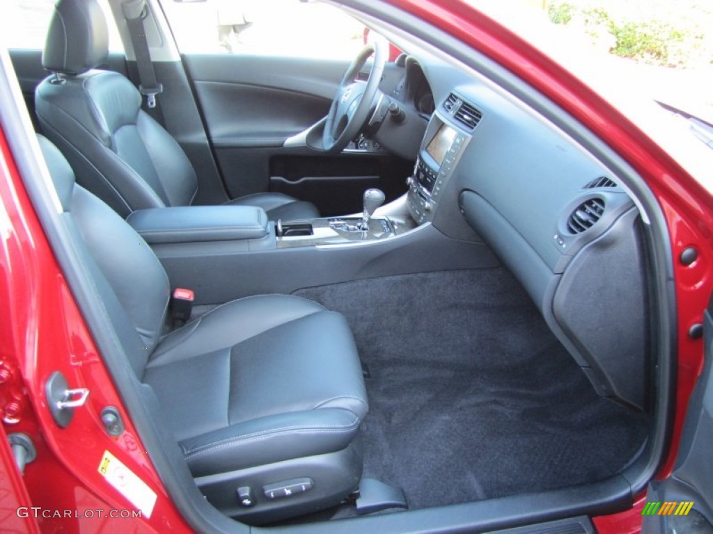 Black Interior 2010 Lexus IS 250 Photo #52376161