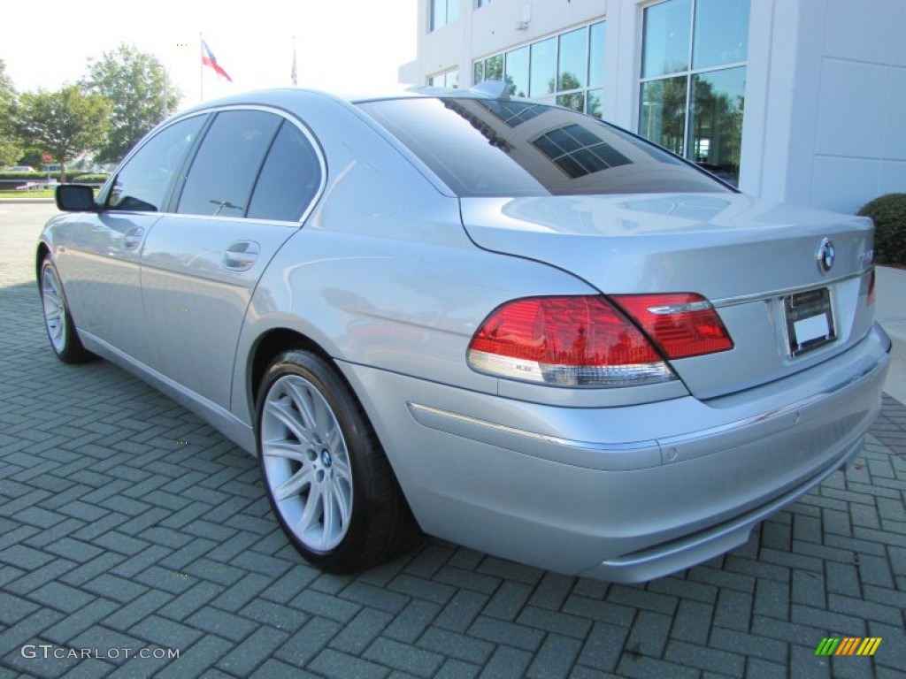 2006 7 Series 750i Sedan - Titanium Silver Metallic / Basalt Grey/Flannel Grey photo #3