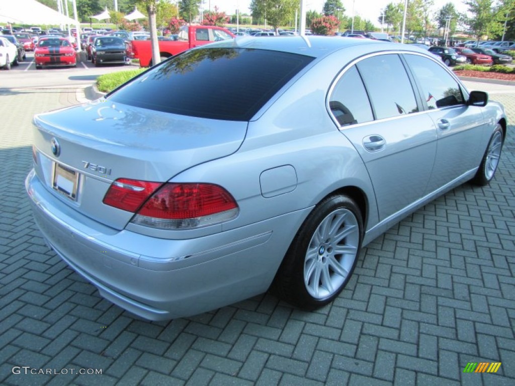 2006 7 Series 750i Sedan - Titanium Silver Metallic / Basalt Grey/Flannel Grey photo #5