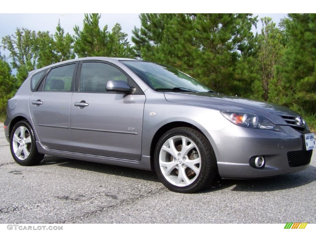 Titanium Gray Metallic 2006 Mazda MAZDA3 s Hatchback Exterior Photo #52376530