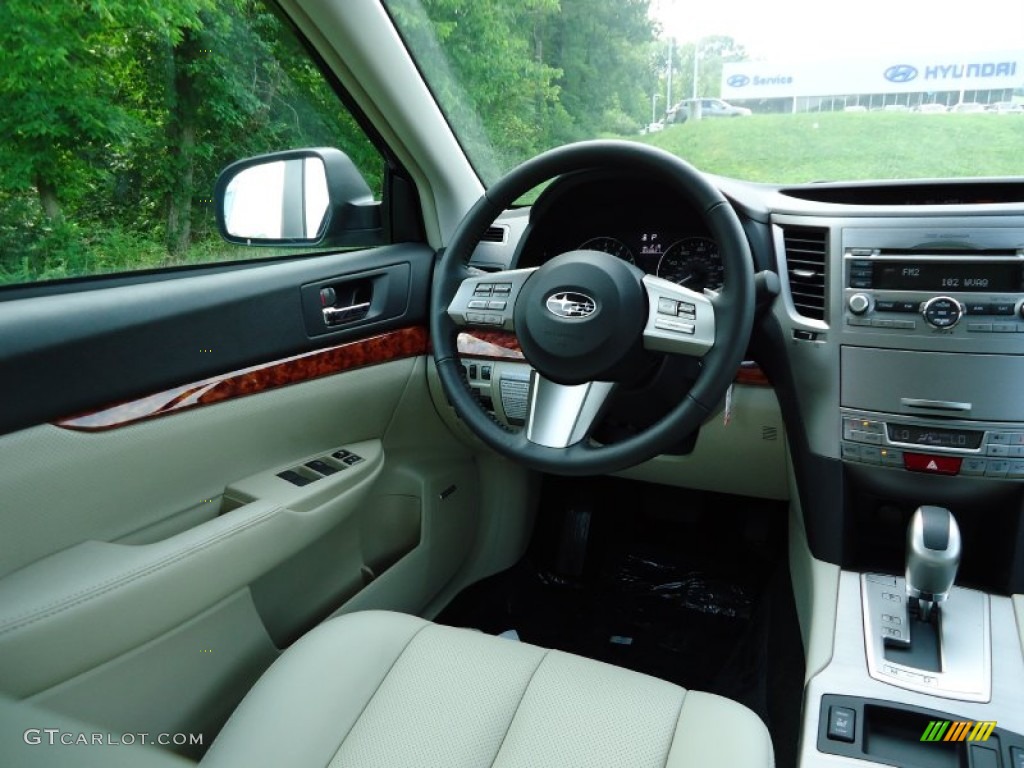 2011 Subaru Legacy 2.5i Limited Warm Ivory Dashboard Photo #52376623
