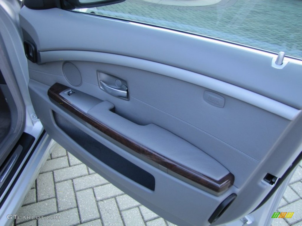 2006 7 Series 750i Sedan - Titanium Silver Metallic / Basalt Grey/Flannel Grey photo #19