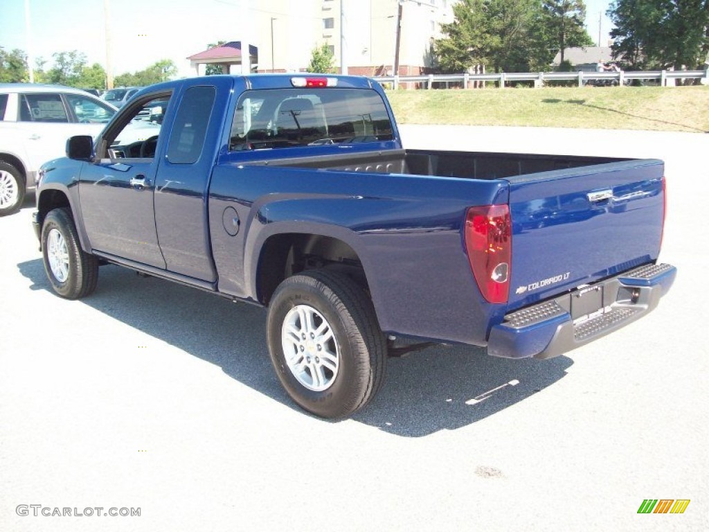 Deep Navy 2011 Chevrolet Colorado LT Extended Cab 4x4 Exterior Photo #52378495