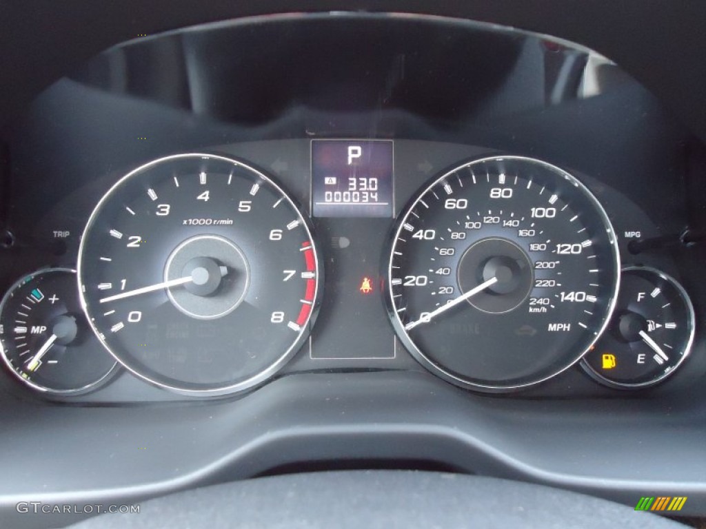 2011 Outback 2.5i Premium Wagon - Ruby Red Pearl / Warm Ivory photo #10