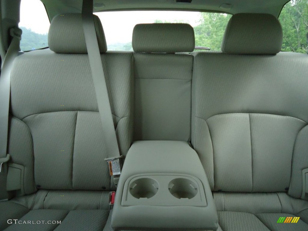 2011 Outback 2.5i Premium Wagon - Ruby Red Pearl / Warm Ivory photo #14
