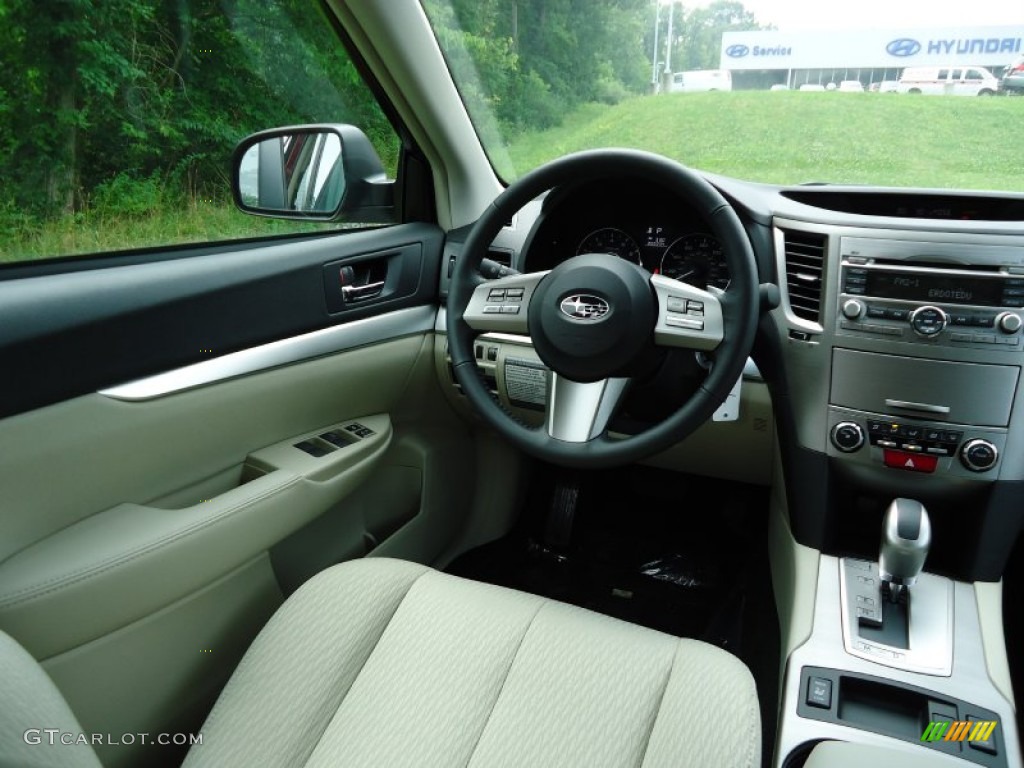 2011 Outback 2.5i Premium Wagon - Ruby Red Pearl / Warm Ivory photo #17
