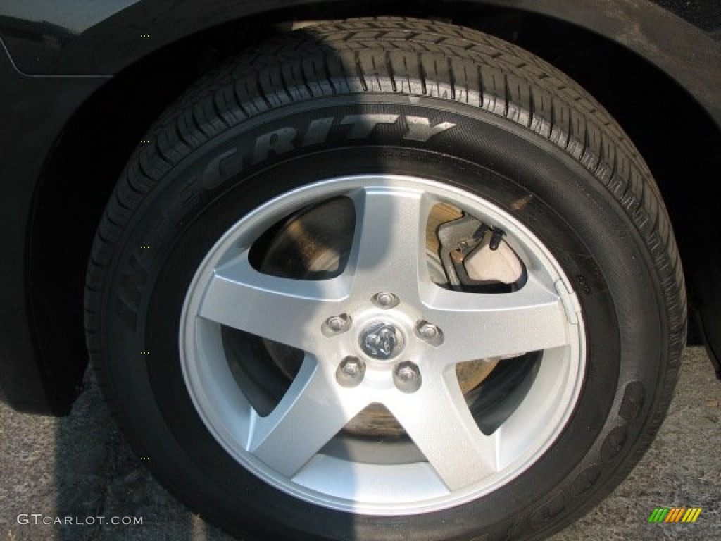 2010 Charger SXT - Brilliant Black Crystal Pearl / Dark Slate Gray photo #10