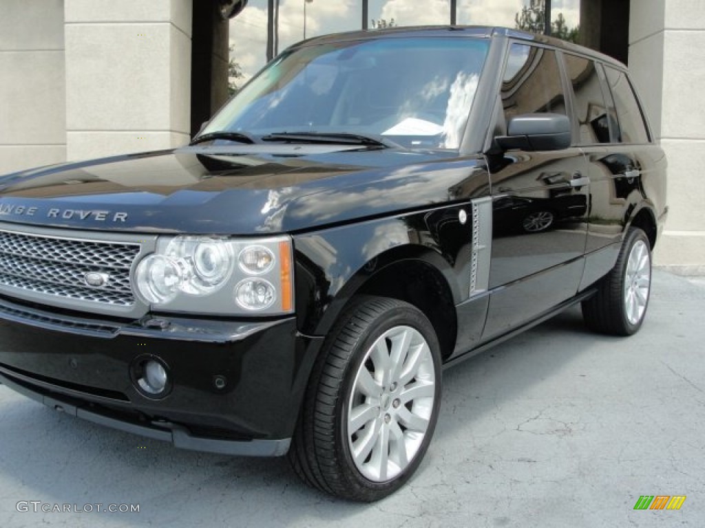 2006 Range Rover Supercharged - Java Black Pearl / Jet Black/Jet photo #4