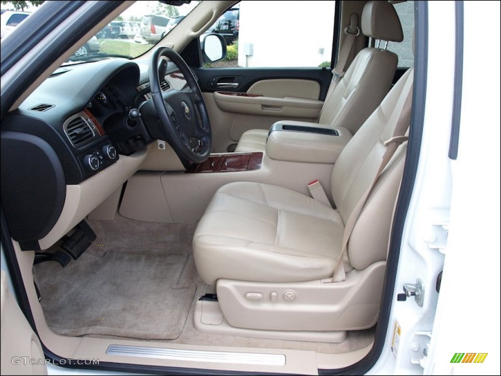 Light Cashmere/Ebony Interior 2007 Chevrolet Tahoe LTZ 4x4 Photo #52380400