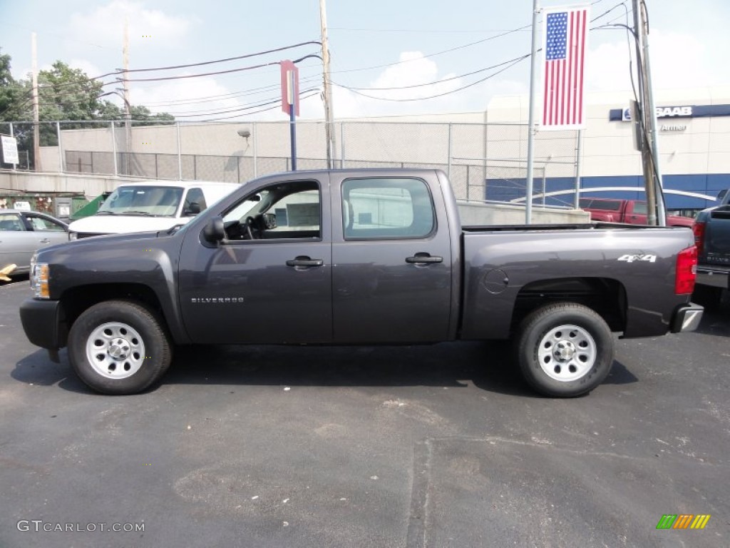 Taupe Gray Metallic 2011 Chevrolet Silverado 1500 Crew Cab 4x4 Exterior Photo #52380955