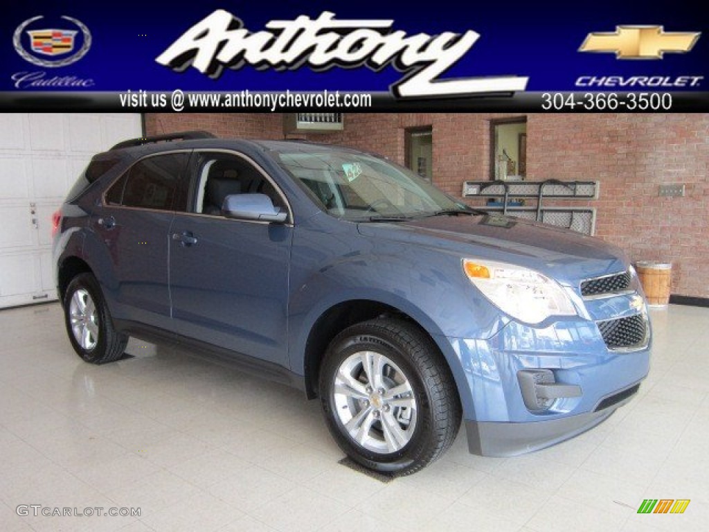 2011 Equinox LT AWD - Twilight Blue Metallic / Jet Black photo #1