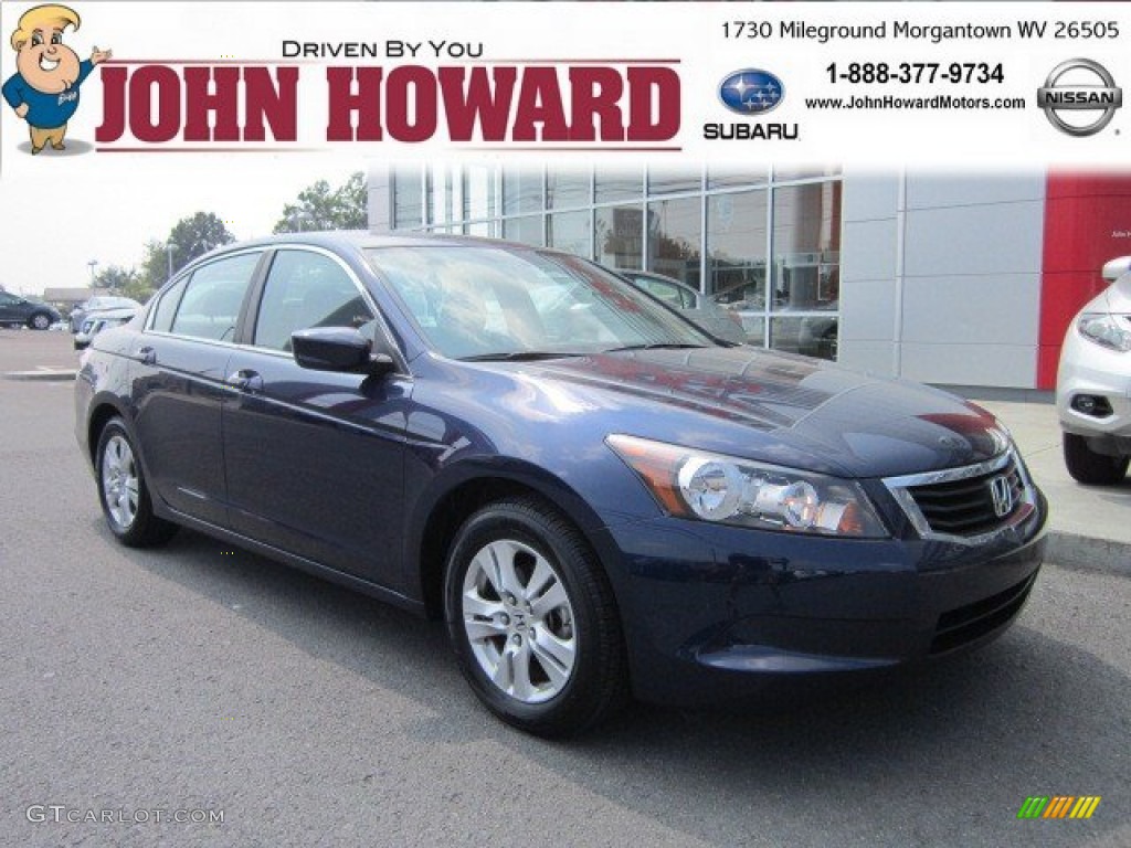 2009 Accord LX-P Sedan - Royal Blue Pearl / Gray photo #1