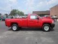 2011 Victory Red Chevrolet Silverado 1500 Regular Cab 4x4  photo #8