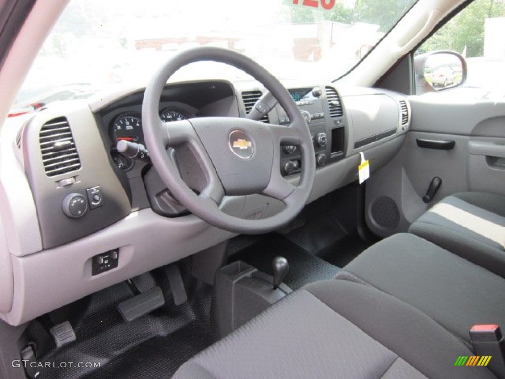Dark Titanium Interior 2011 Chevrolet Silverado 1500 Regular Cab 4x4 Photo #52381438