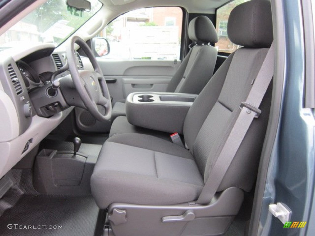 2011 Silverado 1500 Regular Cab 4x4 - Blue Granite Metallic / Dark Titanium photo #10