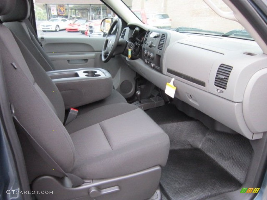 2011 Silverado 1500 Regular Cab 4x4 - Blue Granite Metallic / Dark Titanium photo #14