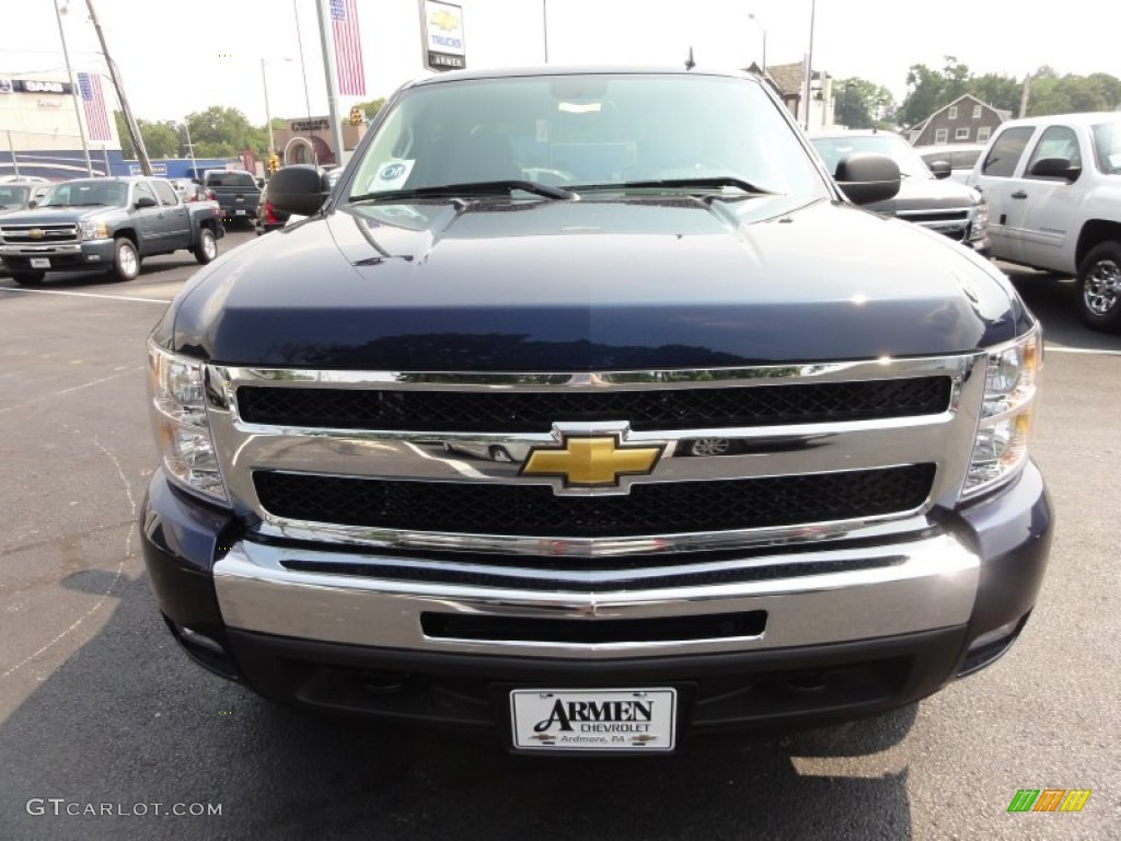 2011 Silverado 1500 LT Crew Cab 4x4 - Imperial Blue Metallic / Light Titanium/Ebony photo #3