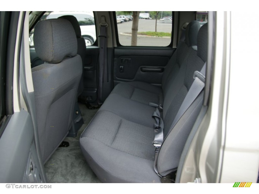 Black Interior 2003 Nissan Frontier XE V6 Crew Cab 4x4 Photo #52382179