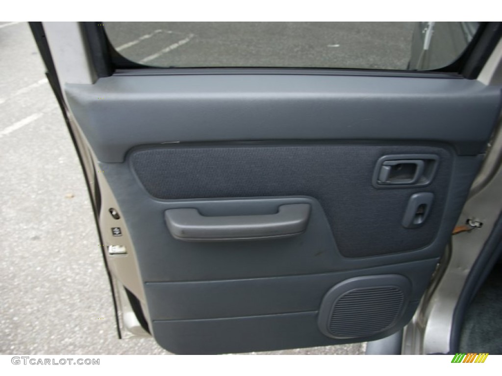 2003 Nissan Frontier XE V6 Crew Cab 4x4 Black Door Panel Photo #52382209