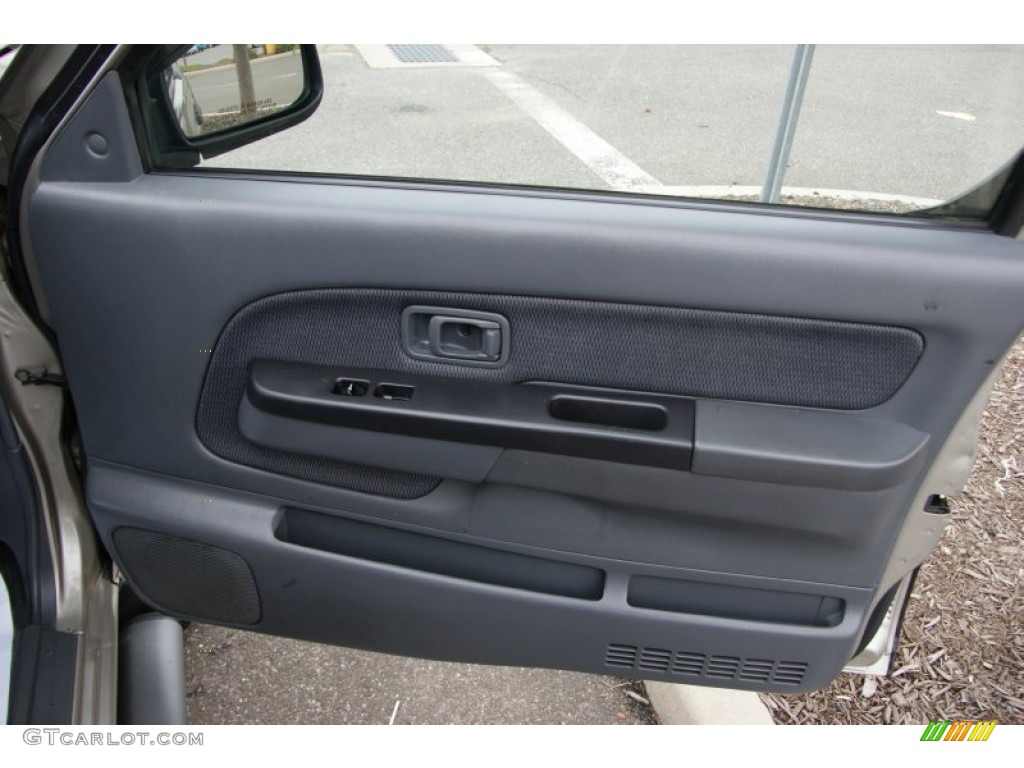2003 Nissan Frontier XE V6 Crew Cab 4x4 Black Door Panel Photo #52382248