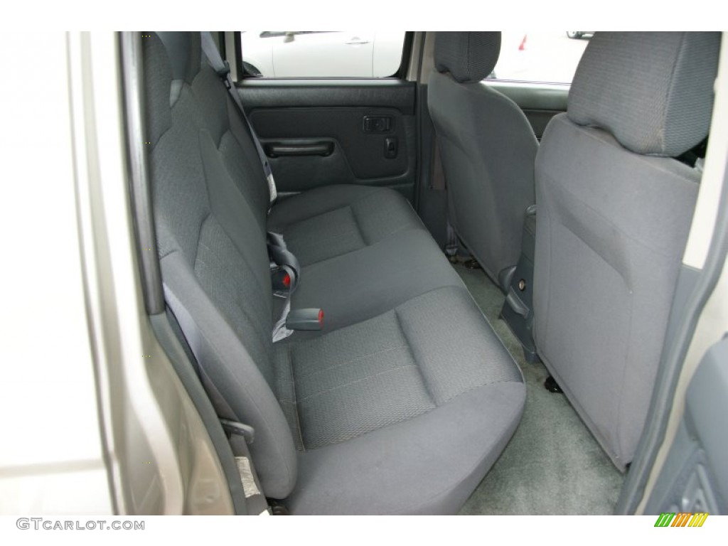 Black Interior 2003 Nissan Frontier XE V6 Crew Cab 4x4 Photo #52382263