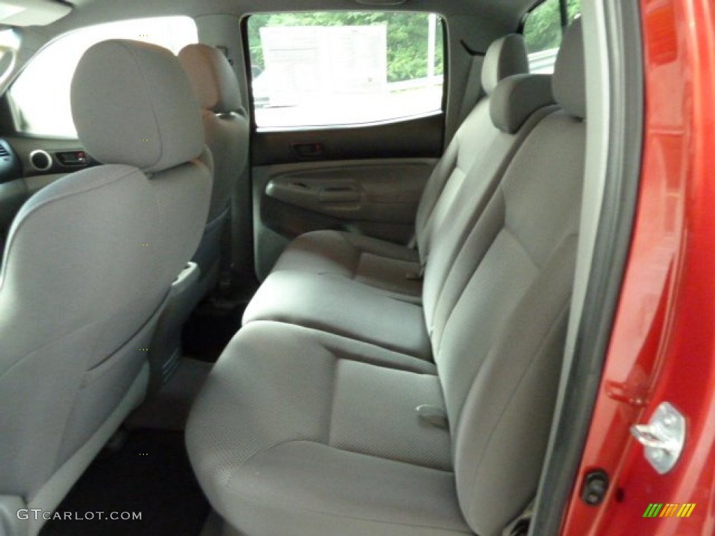 2007 Tacoma V6 TRD Double Cab 4x4 - Impulse Red Pearl / Graphite Gray photo #9