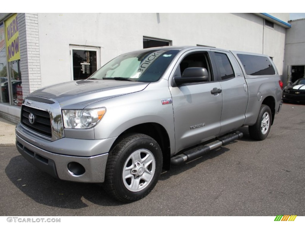 2007 Tundra SR5 Double Cab 4x4 - Silver Sky Metallic / Graphite Gray photo #1