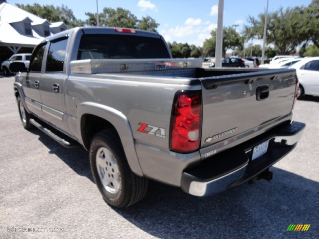 2006 Silverado 1500 Z71 Crew Cab 4x4 - Graystone Metallic / Tan photo #3