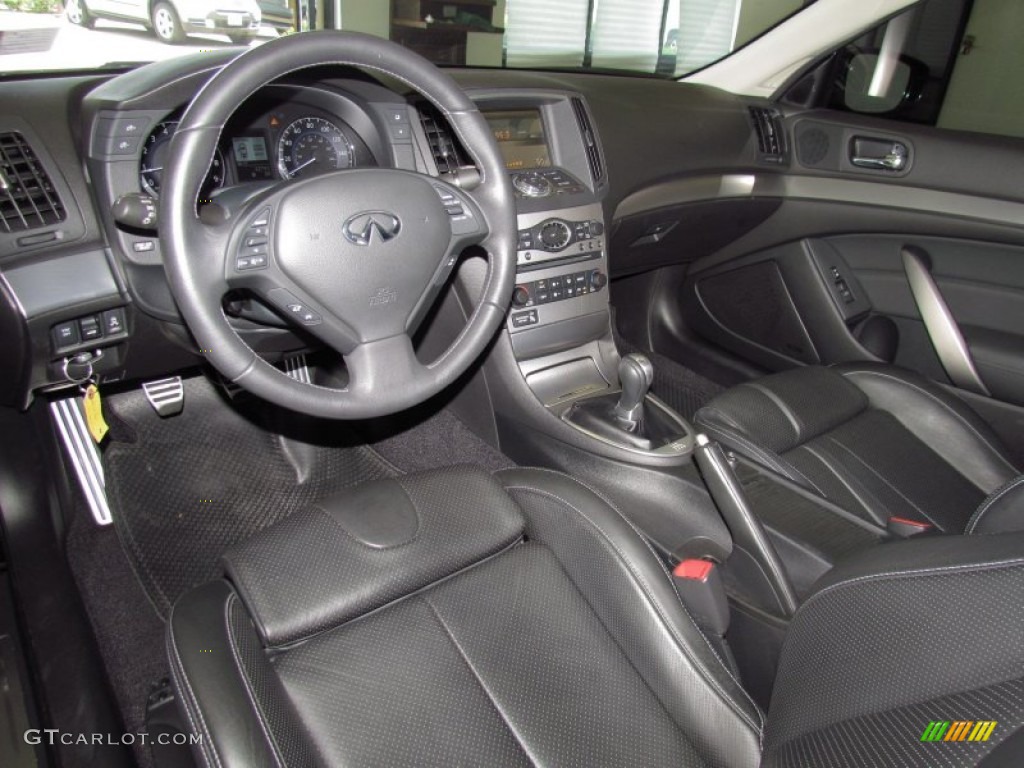 Graphite Interior 2010 Infiniti G 37 S Sport Coupe Photo #52385215