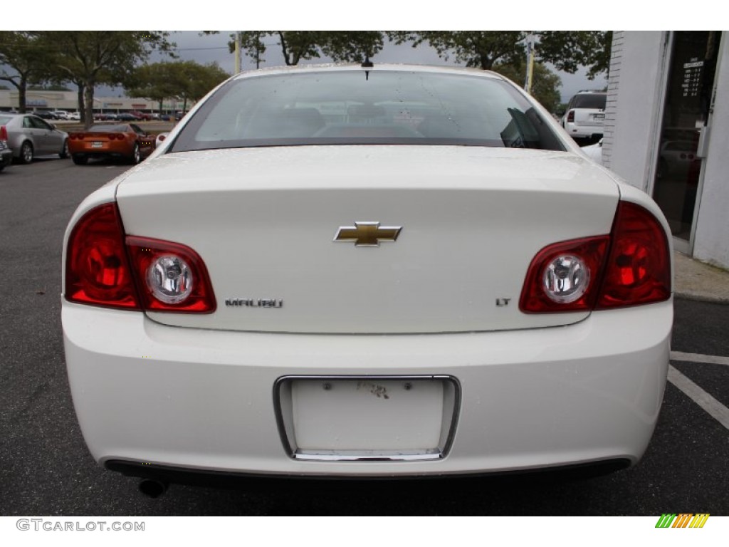 2008 Malibu LT Sedan - White / Ebony photo #5