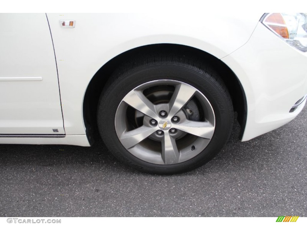 2008 Malibu LT Sedan - White / Ebony photo #8