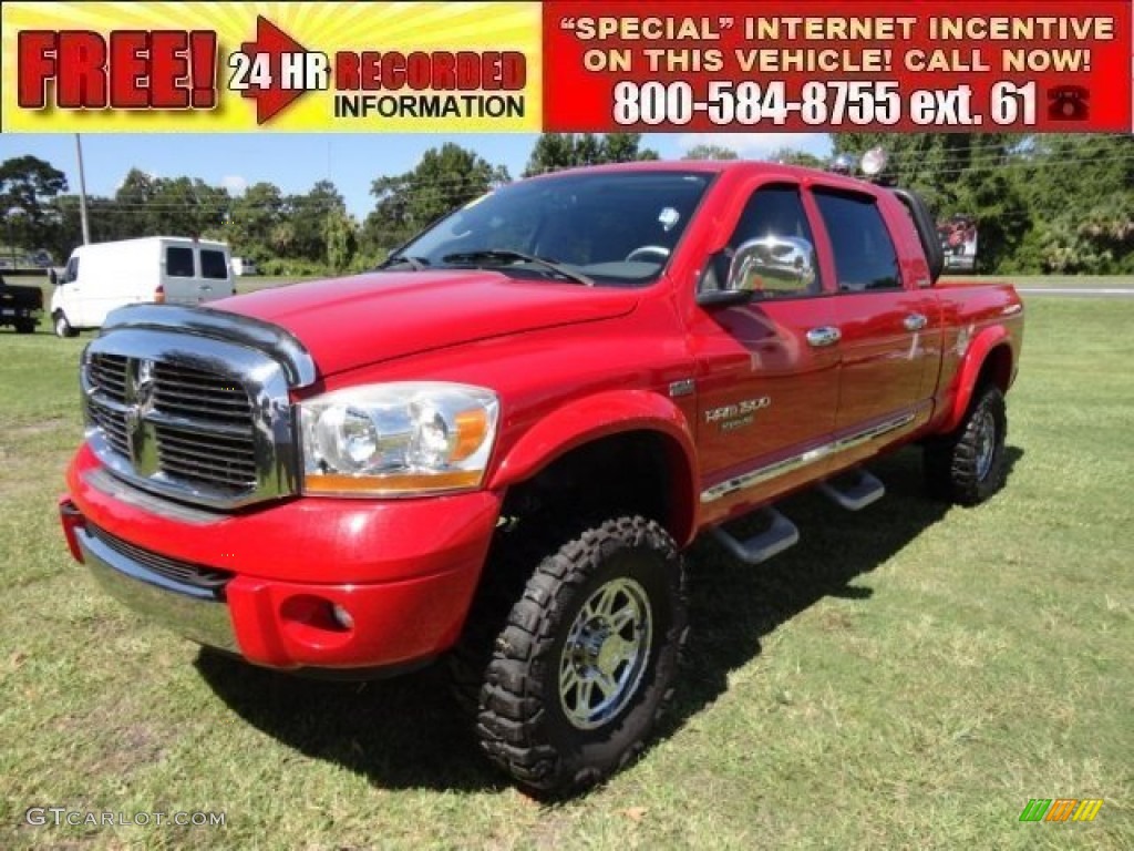 Flame Red Dodge Ram 1500