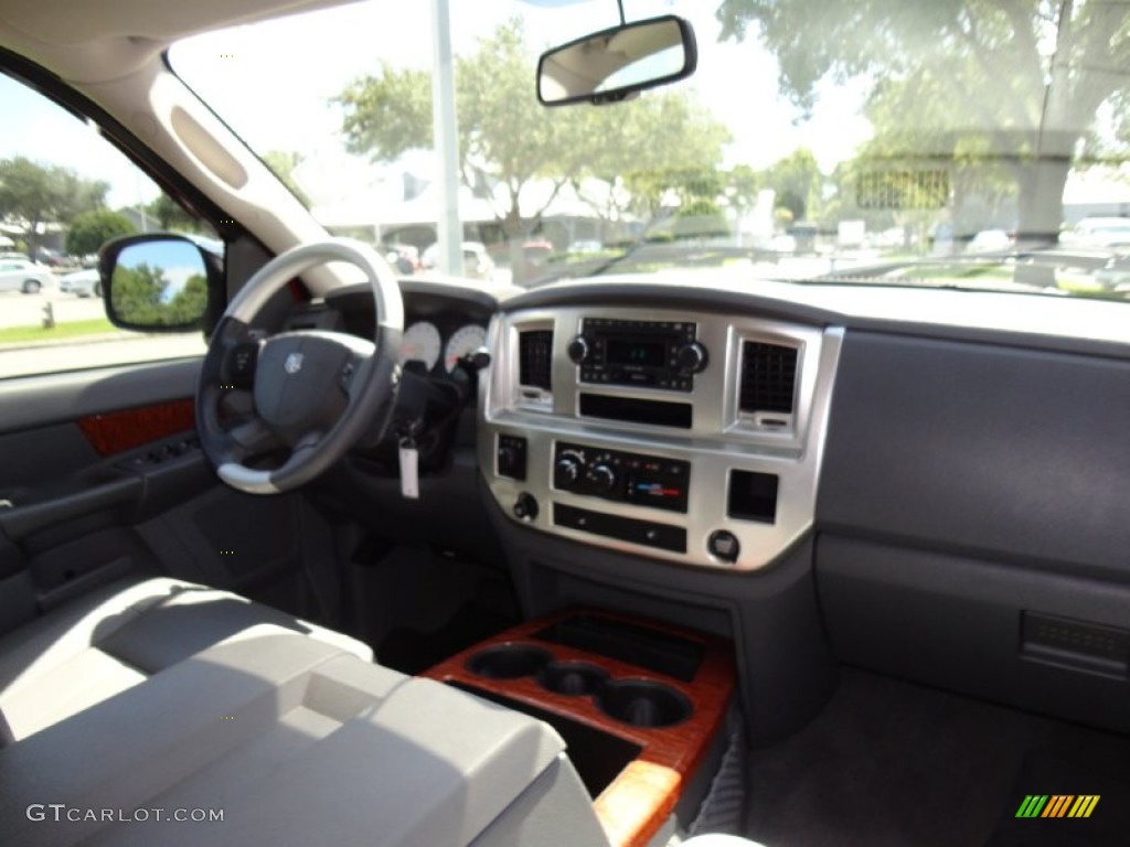 2006 Ram 1500 Laramie Mega Cab 4x4 - Flame Red / Medium Slate Gray photo #14