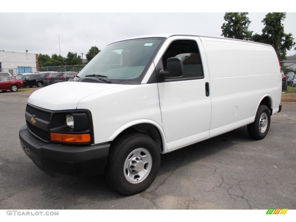 Summit White 2011 Chevrolet Express 2500 Work Van Exterior Photo #52386028