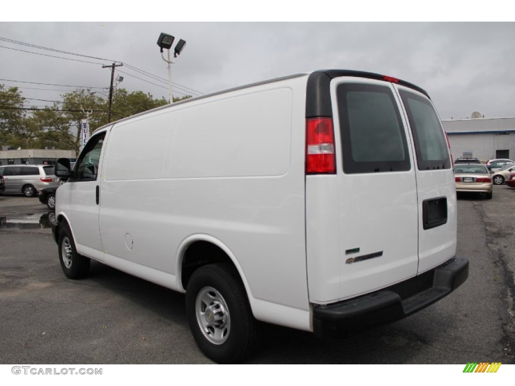 Summit White 2011 Chevrolet Express 2500 Work Van Exterior Photo #52386055