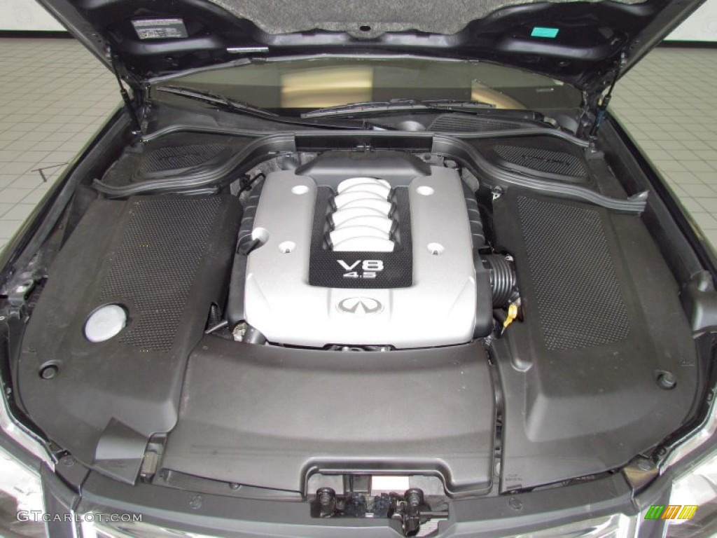 2008 Infiniti M 45x AWD Sedan Engine Photos