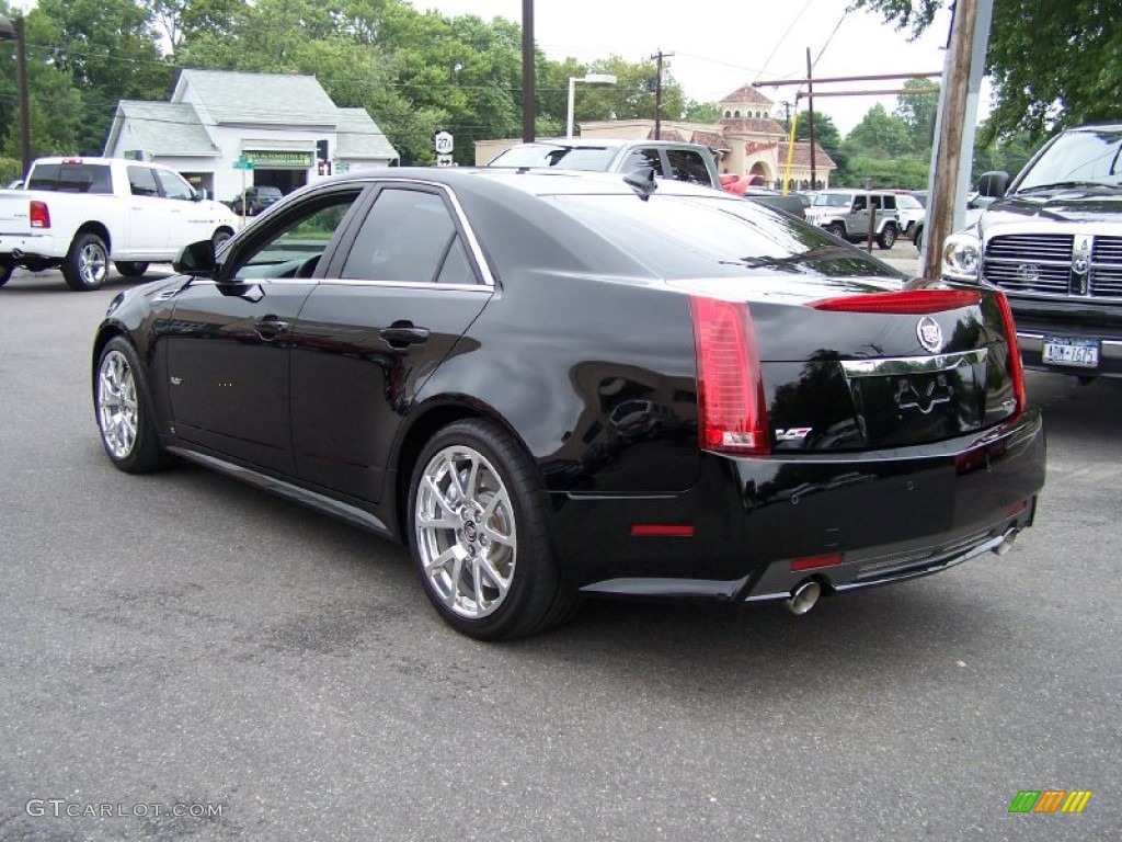 2009 CTS -V Sedan - Black Raven / Ebony photo #2