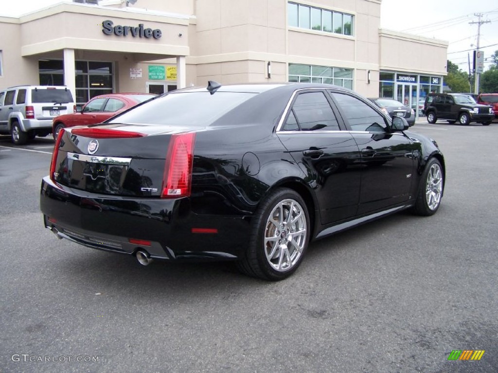 2009 CTS -V Sedan - Black Raven / Ebony photo #3