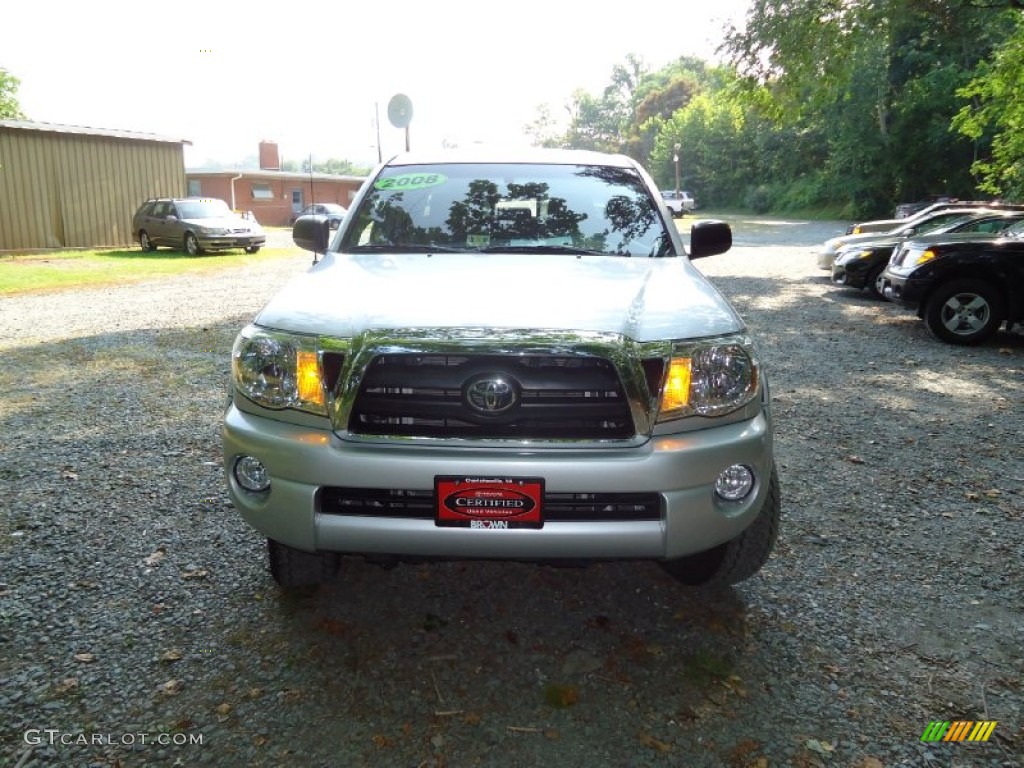2004 Tacoma V6 PreRunner TRD Double Cab - Lunar Mist Metallic / Charcoal photo #2