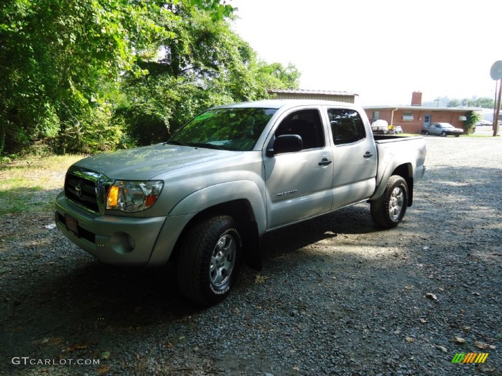2004 Tacoma V6 PreRunner TRD Double Cab - Lunar Mist Metallic / Charcoal photo #3